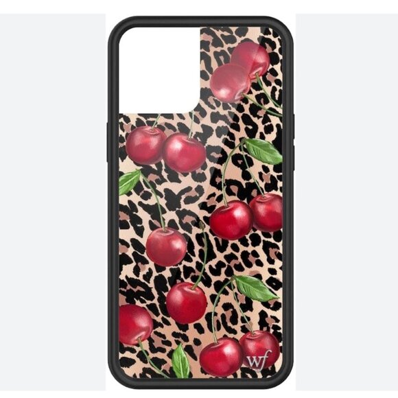 Wildflower Ming Lee Leopard Cherry Print iPhone 14 Pro Case - Picture 1 of 5